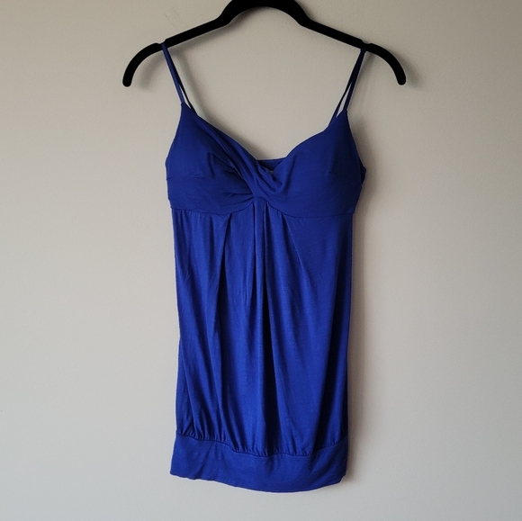 Xxi Made in the USA Blue Padded Tank Size S - Picture 2 of 10
